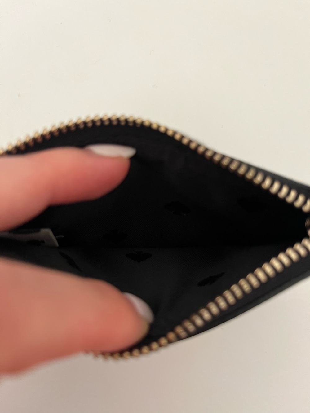 Kate Spade Black Cardholder Zip Wallet - Picture 5 of 8